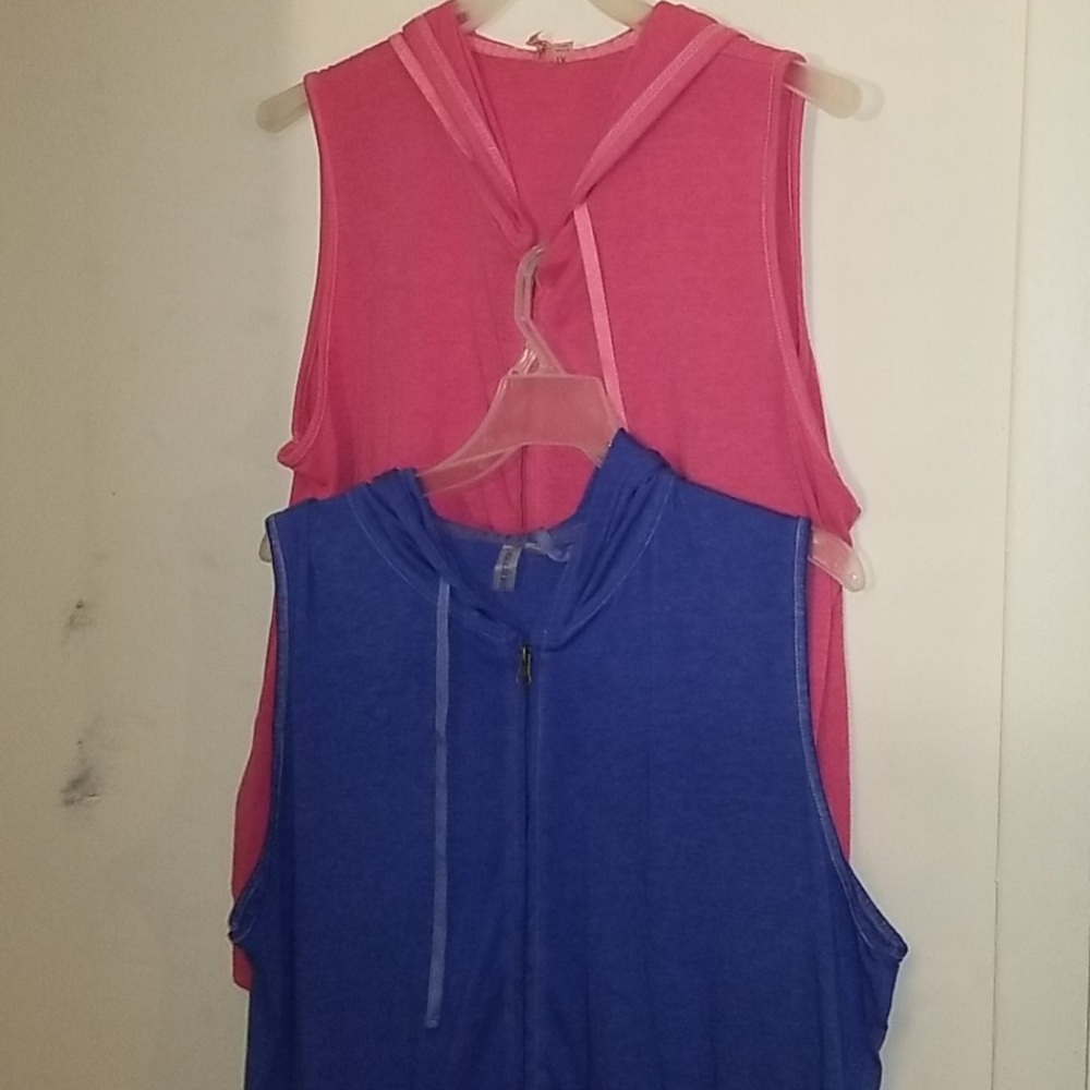 Sleeveless Hoodie short set